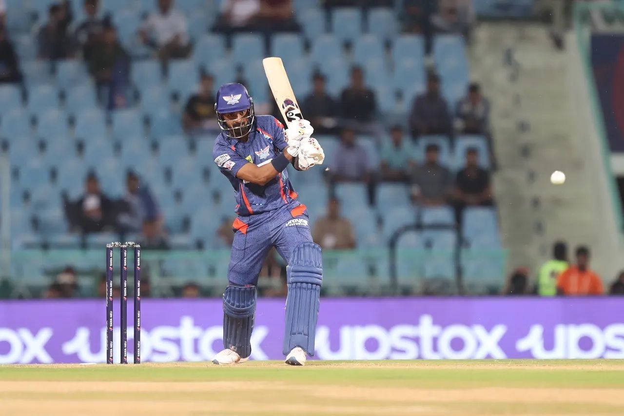 KL Rahul has predominantly batted at the top of the order for the Lucknow Super Giants. [P/C: iplt20.com]