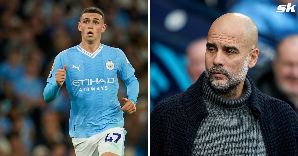 Pep Guardiola lavishes praise on Phil Foden.