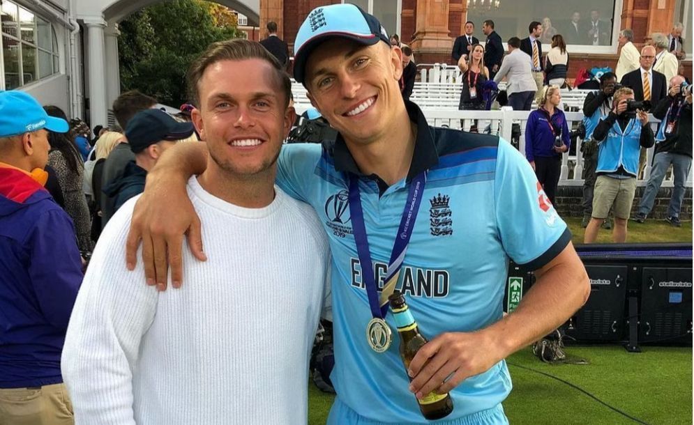 Tom Curran with bro