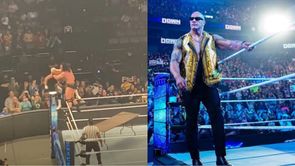 WWE SmackDown के ऑफ-एयर होने के बाद The Rock के सबसे बड़े दुश्मन ने मचाया धमाल, खतरनाक Superstar को टेबल पर पटकते हुए किया चारों खाने चित्त