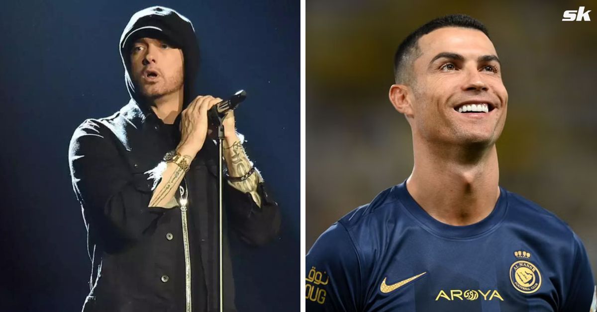 Eminem had his say on the debate between Cristiano Ronaldo and Lionel Messi