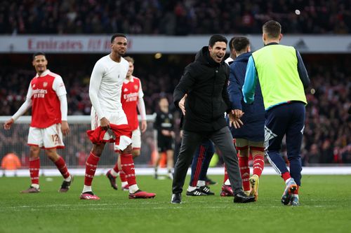 Mikel Arteta has masterminded the Gunners' title challenge.