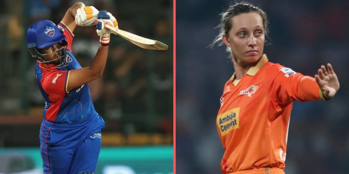 Shafali Verma of Delhi Capitals and Ashleigh Gardner of Gujarat Giants