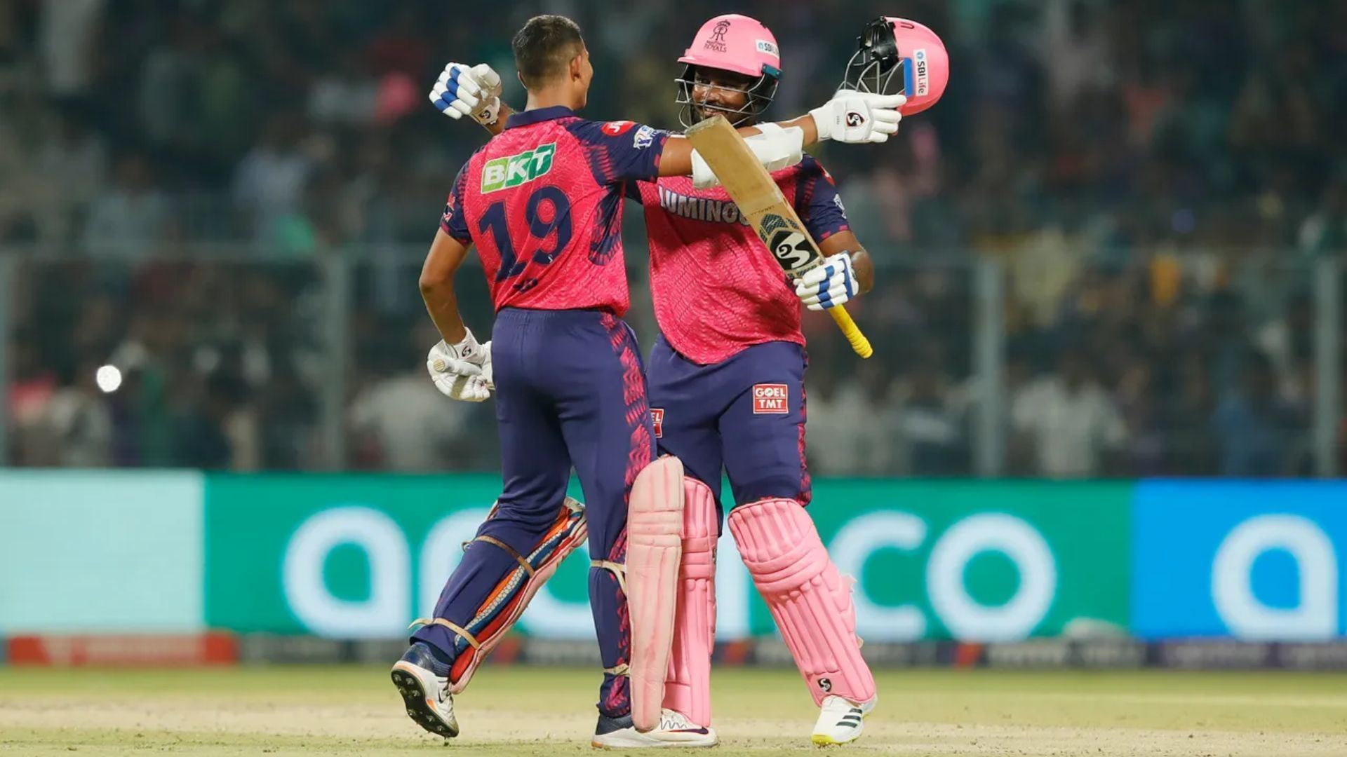 Yashasvi Jaiswal (L) &amp; Sanju Samson