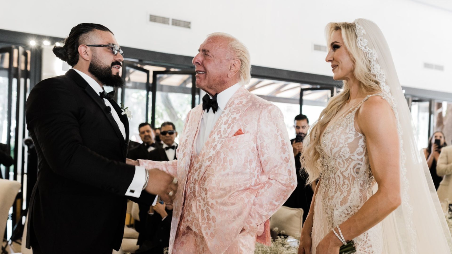 The wrestling couple&#039;s wedding in 2022