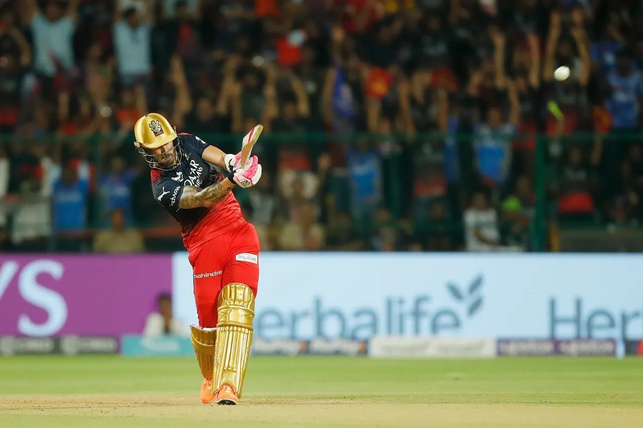 Faf du Plessis was RCB&#039;s top run-getter in IPL 2023. [P/C: iplt20.com]