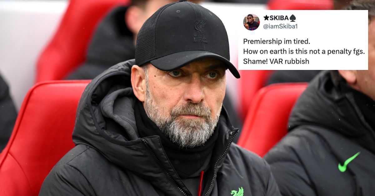 Liverpool drew 1-1 at home to Manchester City in the Premier League on Sunday.