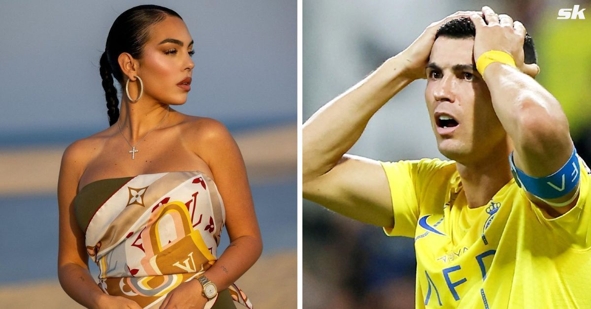 Georgina Rodriguez (left) and Cristiano Ronaldo 