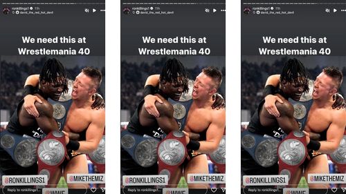 Screenshot of R-Truth's post to Instagram Stories