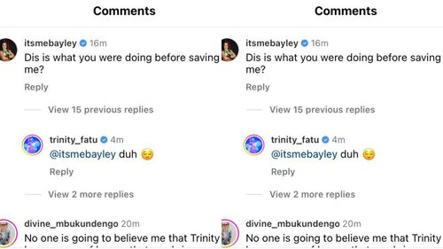 Naomi and Bayley have a hilarious exchange on Instagram.