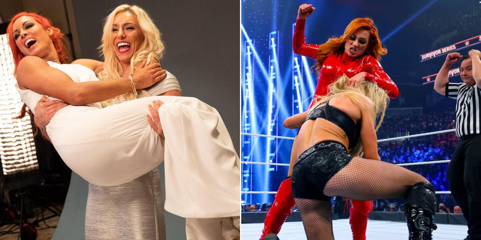 Becky Lynch and Charlotte Flair were foes and allies on WWE TV