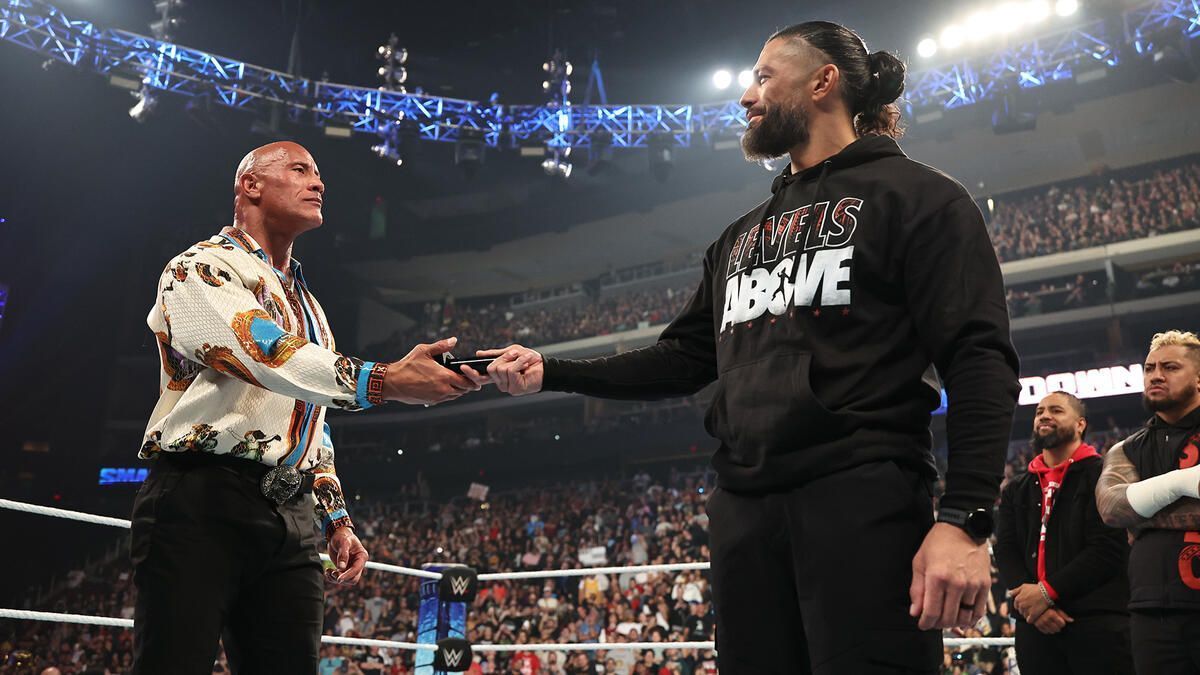 The Rock and Roman Reigns opened SmackDown last week