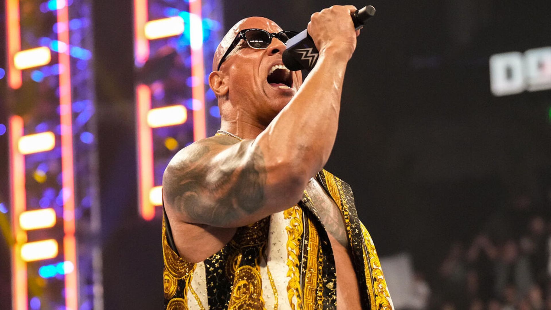 The Rock has been on fire with the mic in his hands