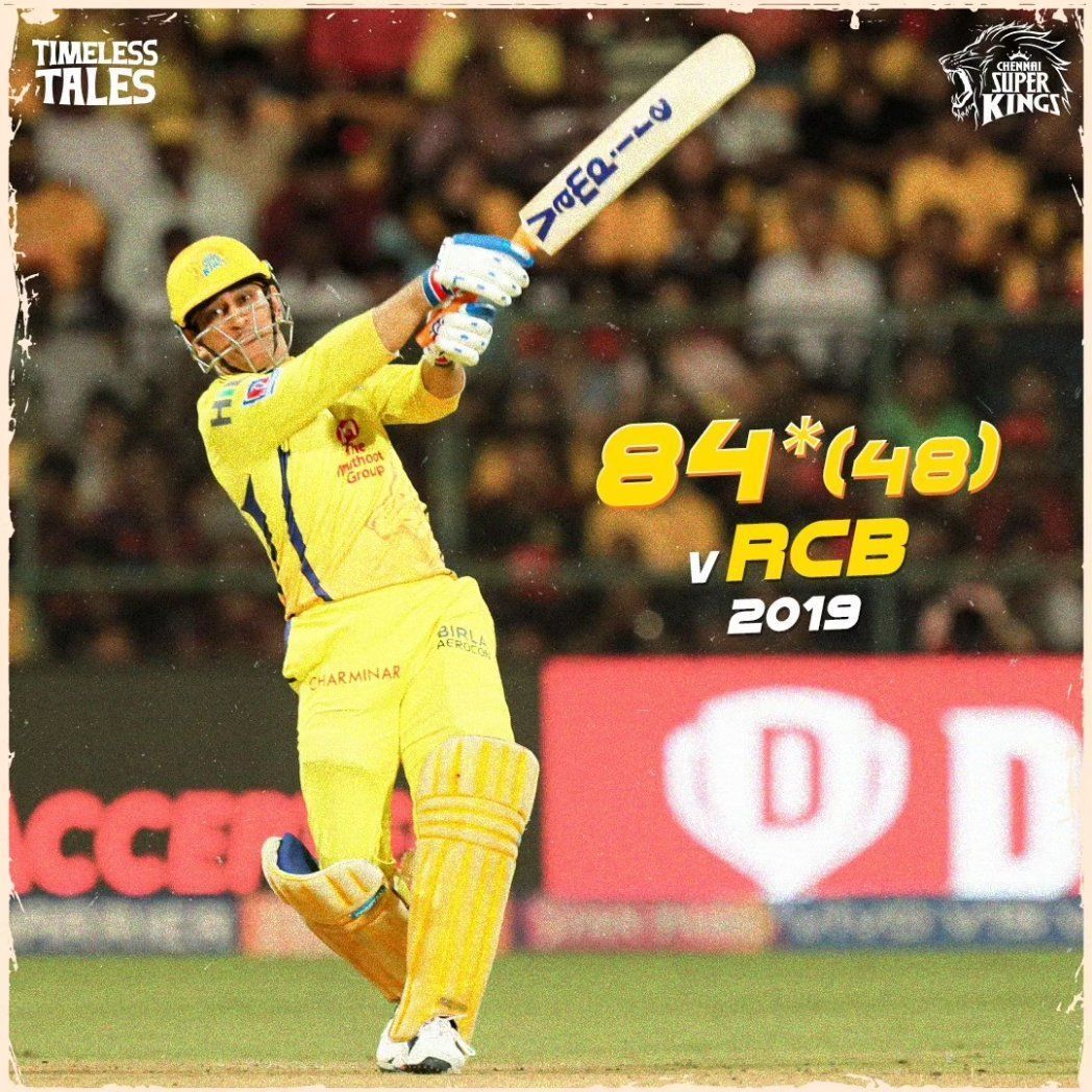 Dhoni almost won the game single-handedly for CSK in 2019. [CSK]