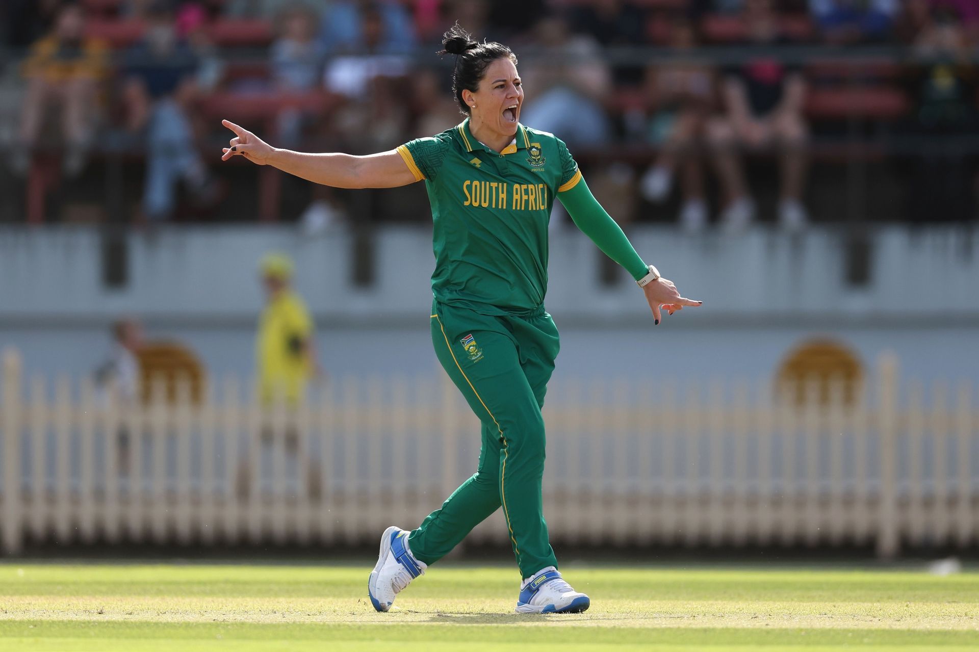 Marizanne Kapp has bowled two maiden overs each in WPL 2023 and WPL 2024