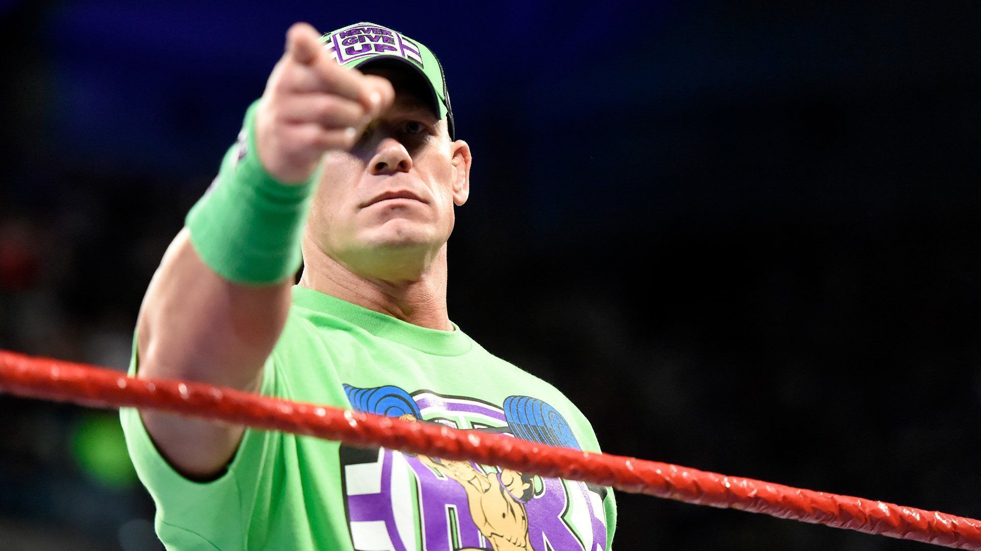 John Cena salutes the WWE Universe on RAW