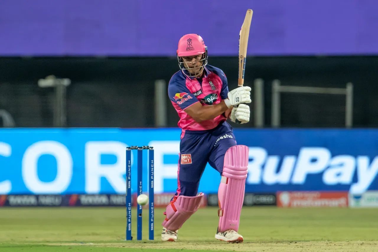 Riyan Parag in action (Credits: IPL)