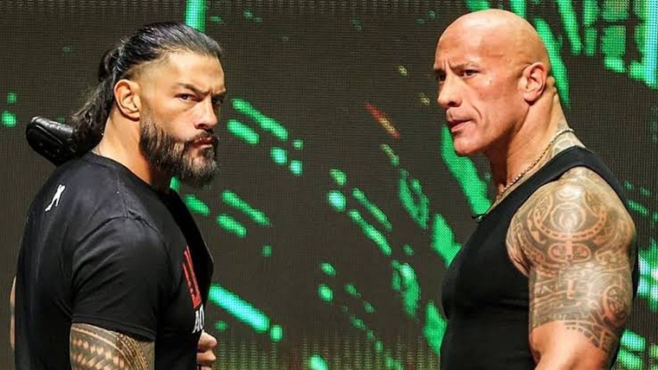 WWE सुपरस्टार्स रोमन रेंस और द रॉक 