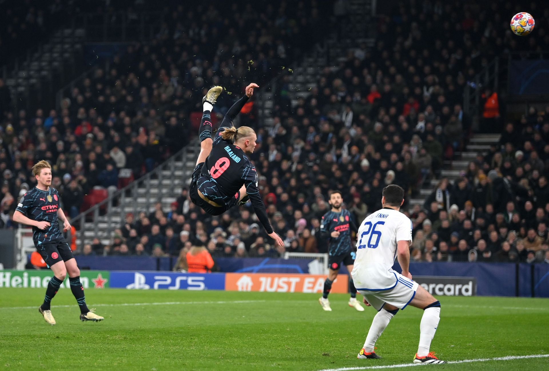 F.C. Copenhagen v Manchester City: Round of 16 First Leg - UEFA Champions League 2023/24