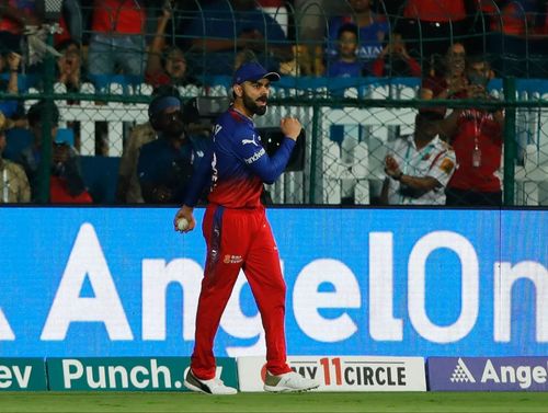 Virat Kohli took two catches vs PBKS