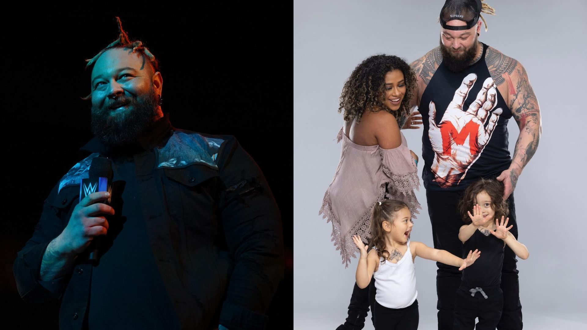 Bray Wyatt with Jojo and their kids!