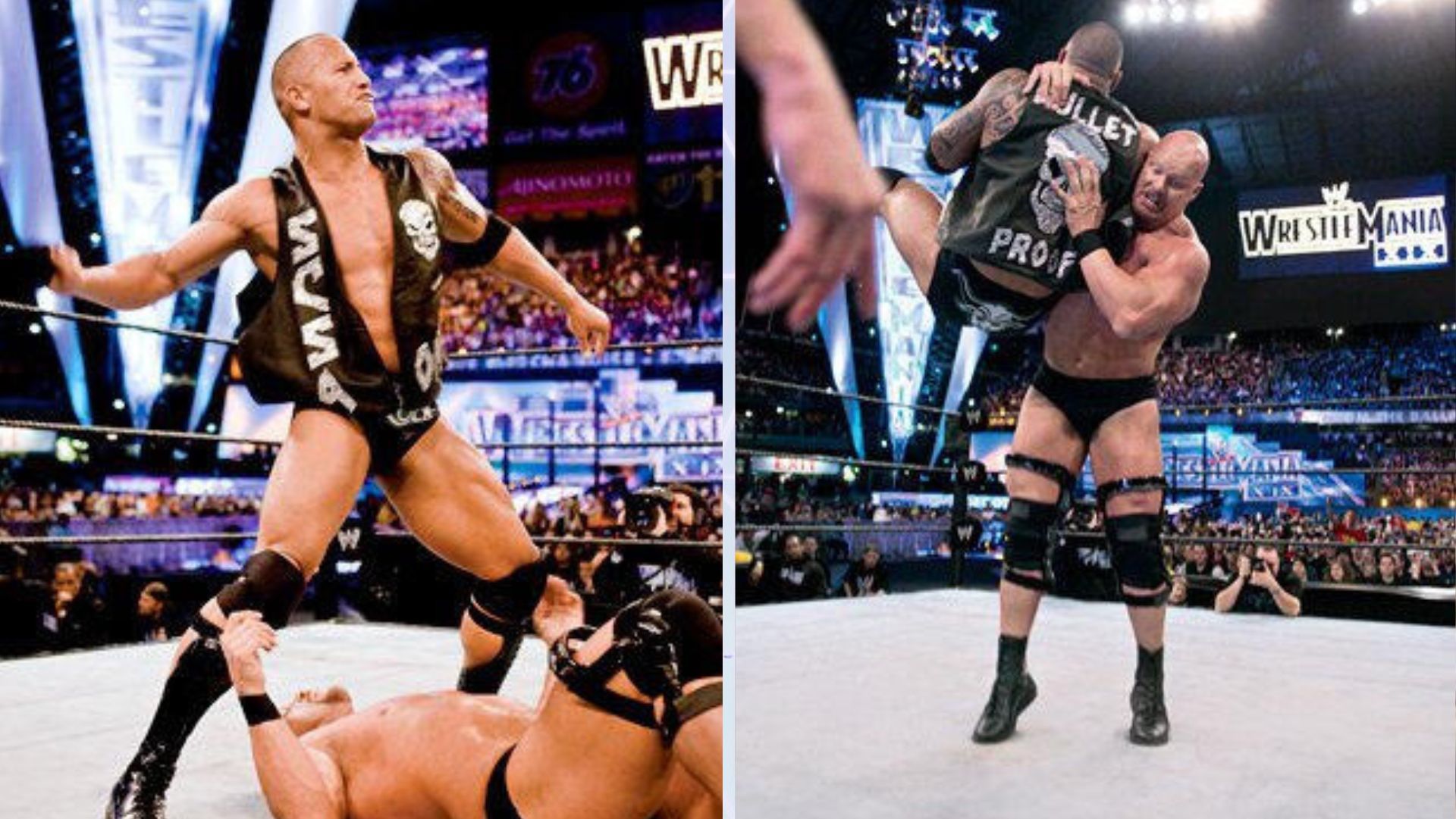 Stone Cold Steve Austin had a 3-fight feud with The Rock.