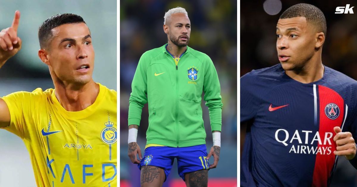Neymar ignores Cristiano Ronaldo and Kylian Mbappe as he builds dream 7-a-side team