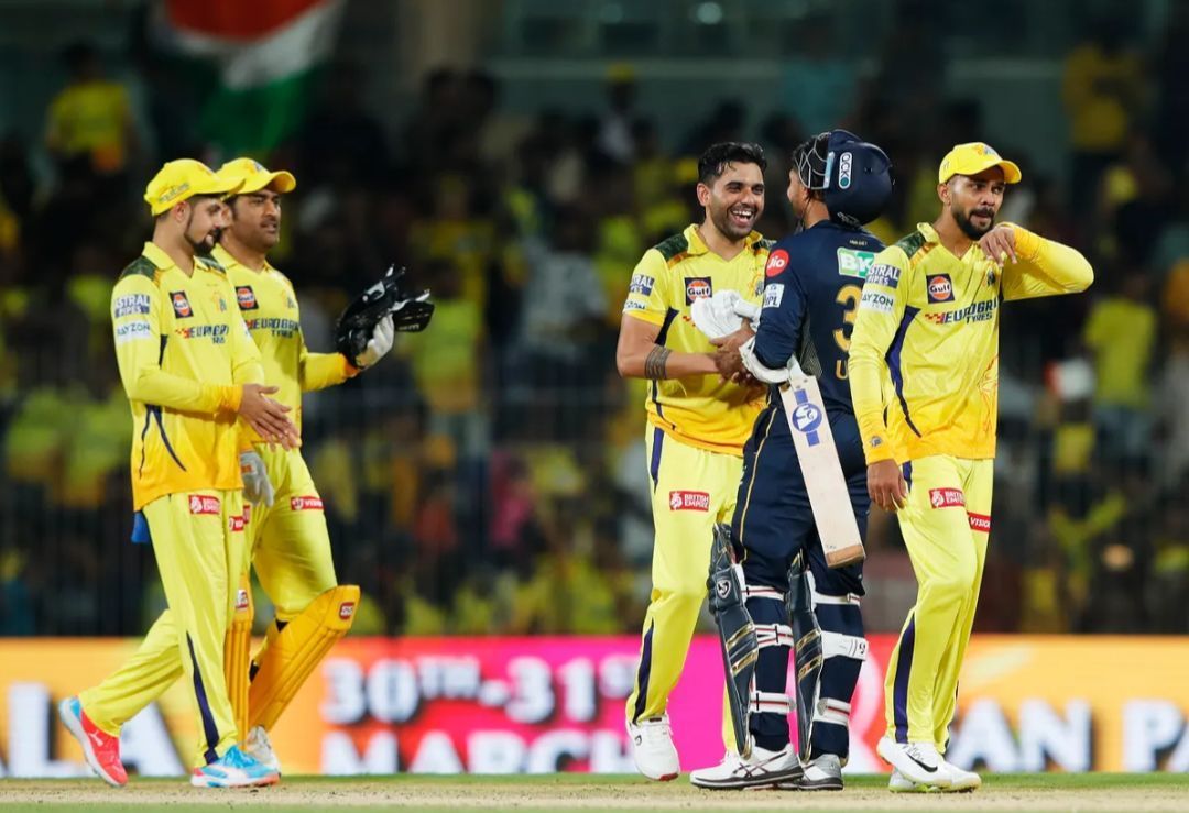 Chennai Super Kings beat Gujarat Titans on Tuesday 