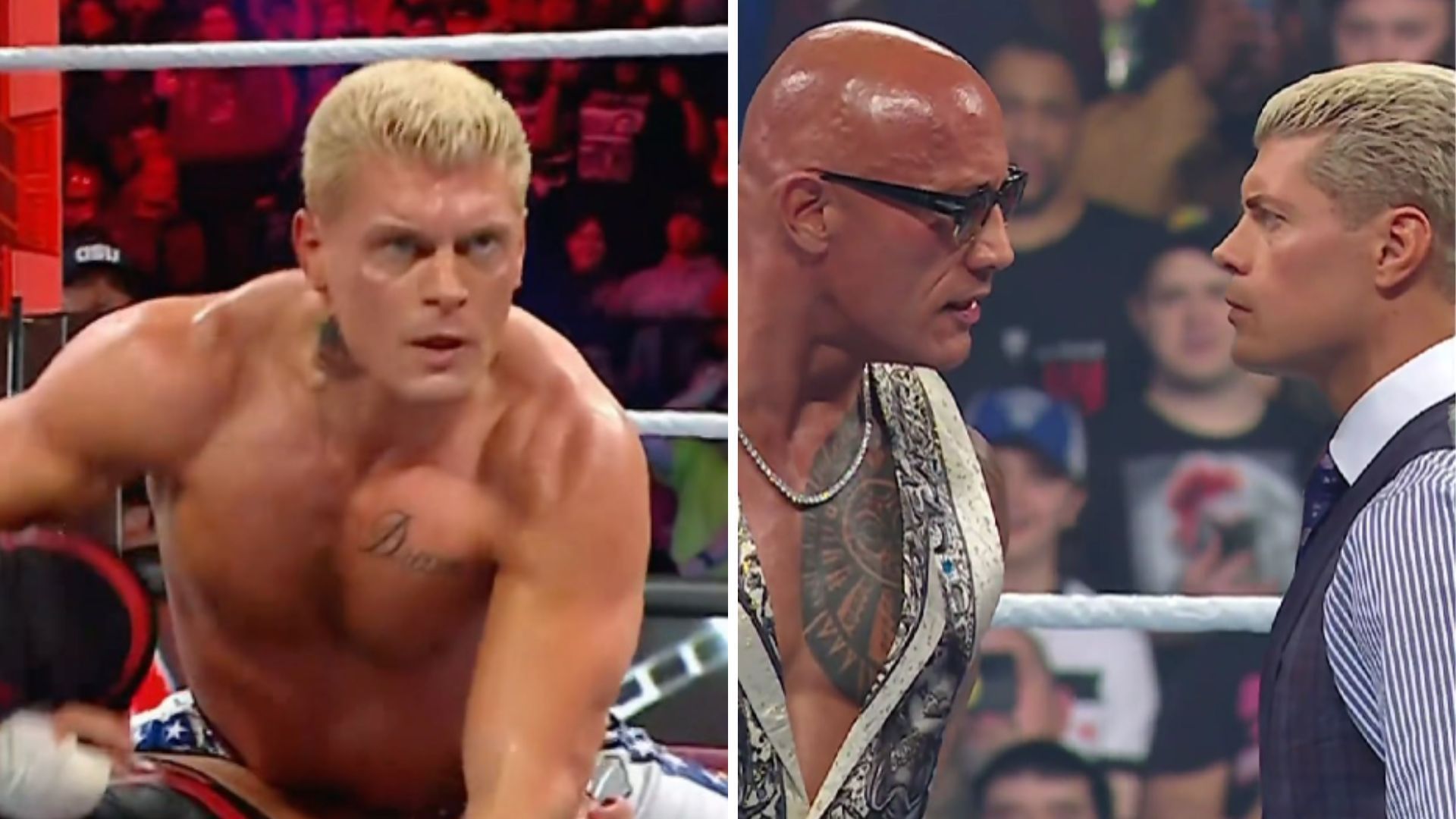 Cody Rhodes and The Rock came face-to-face on RAW [Image credits: Cody