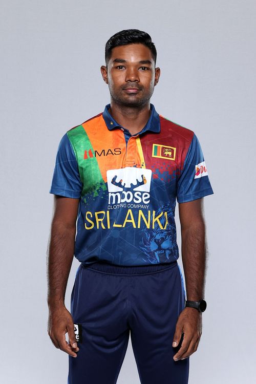 Sri Lanka's Janith Liyanage.