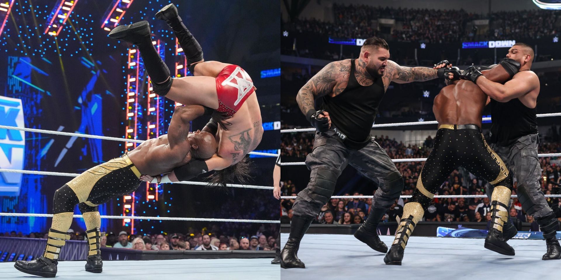 WWE SmackDown में जबरदस्त मैच लड़ते हुए नजर आए पूर्व चैंपियन