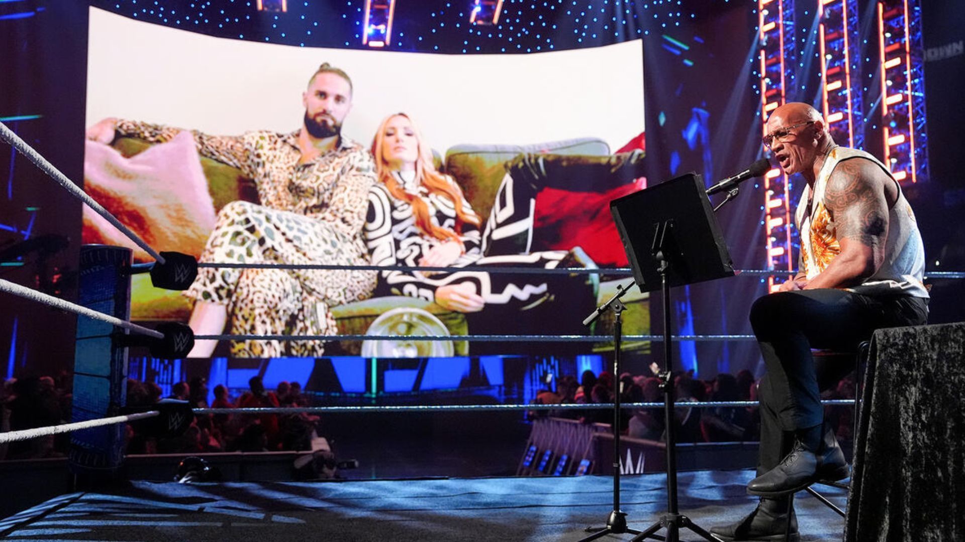 Dwayne Johnson had strong insults for his WrestleMania rivals [Image Source: WWE.com]
