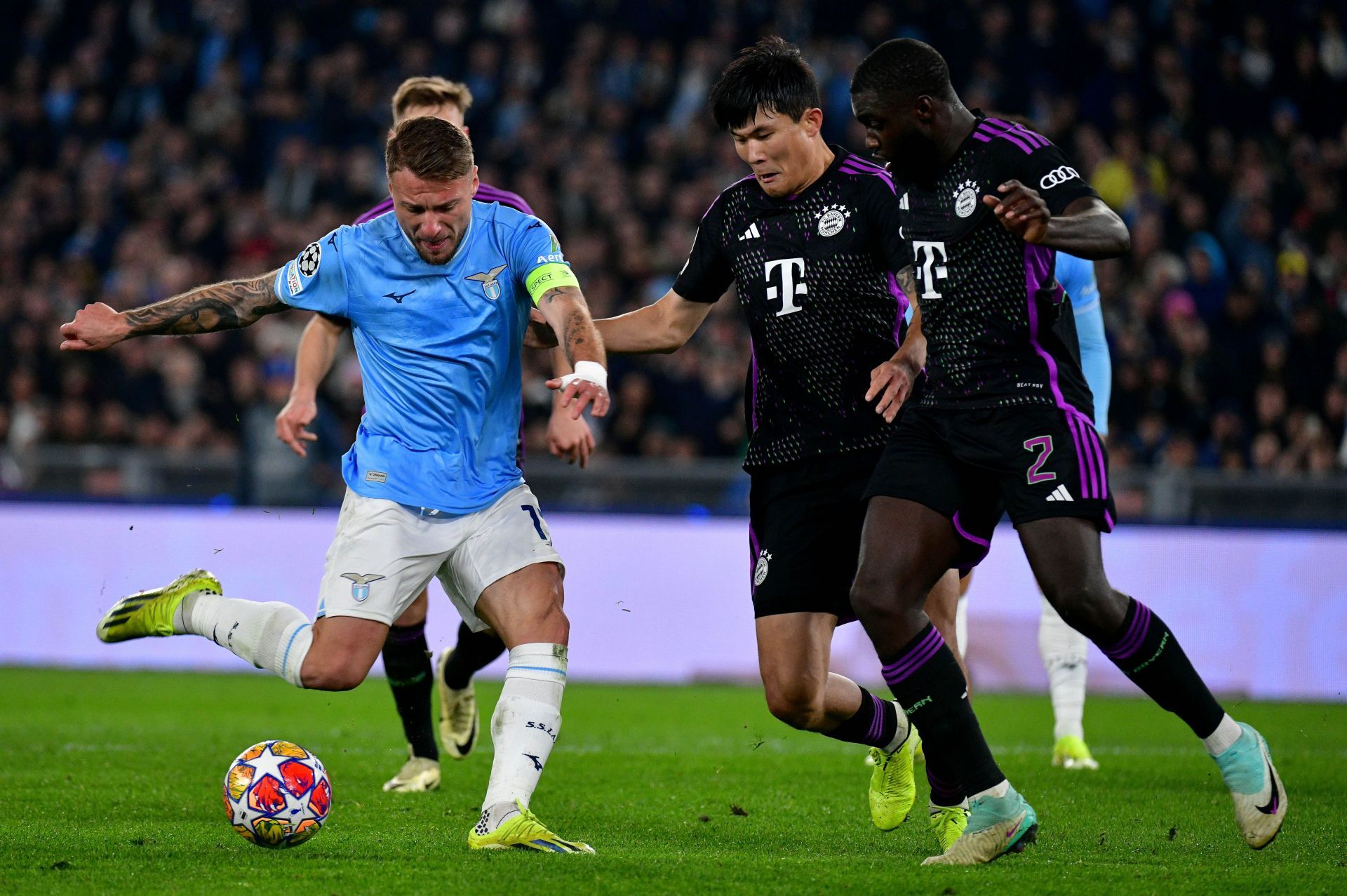 SS Lazio v FC Bayern M&uuml;nchen: Round of 16 First Leg - UEFA Champions League 2023/24