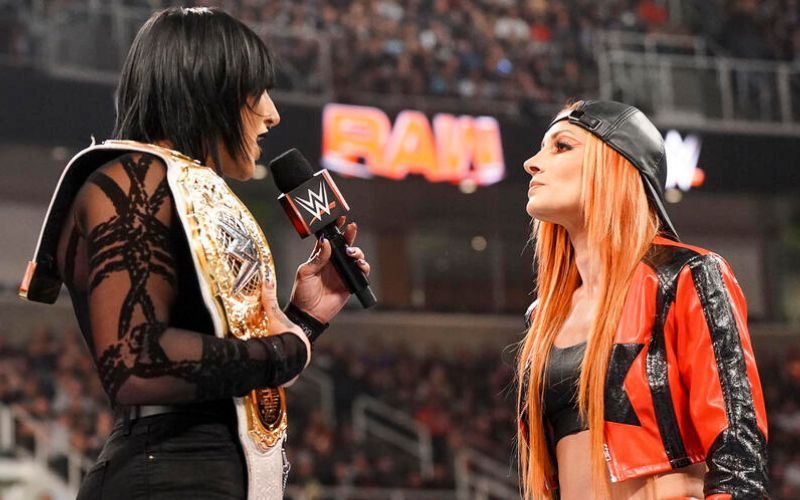 Fans want current WWE Champion to be involved in Becky Lynch vs Rhea Ripley on Road to WrestleMania