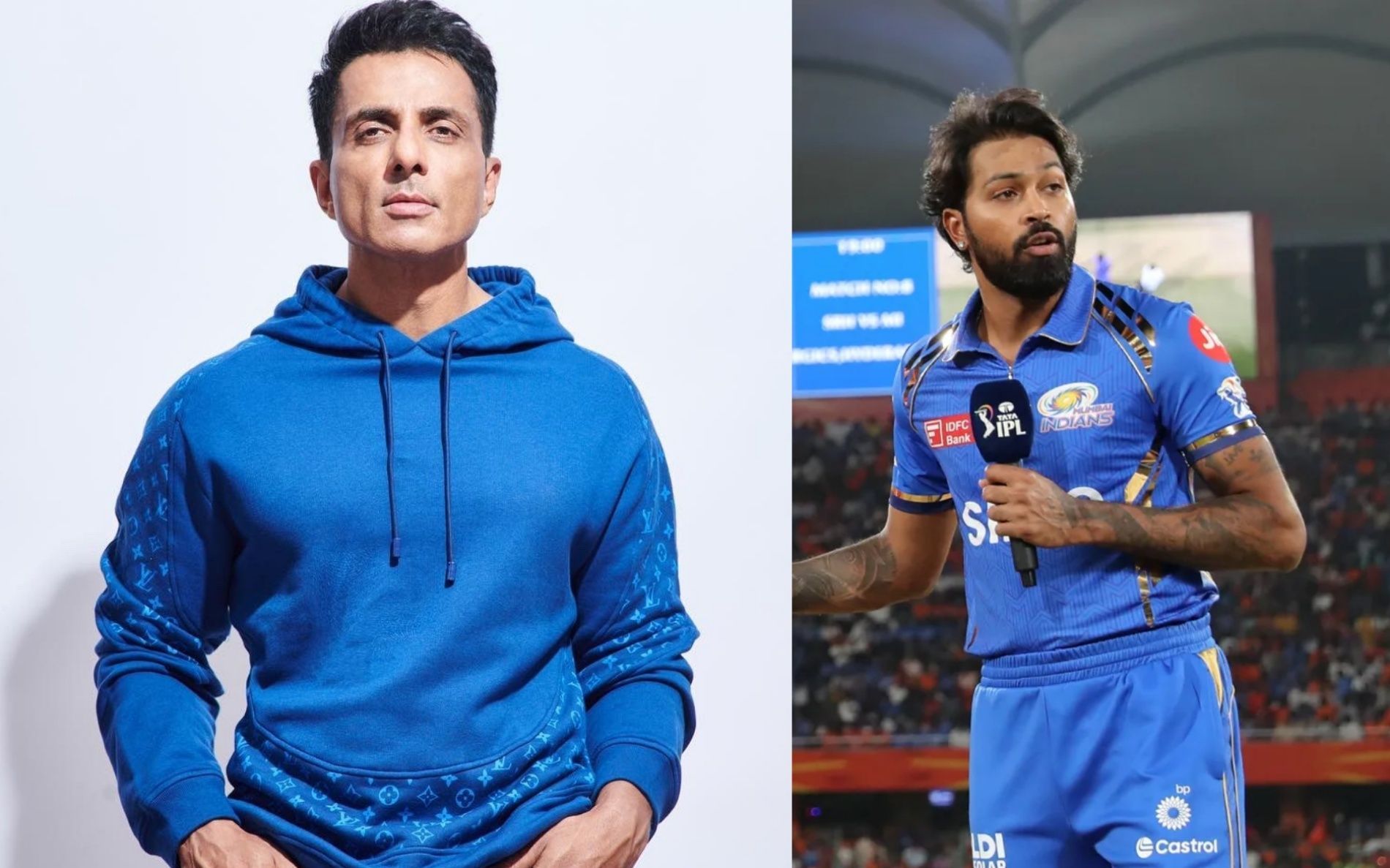 Sonu Sood, Hardik Pandya