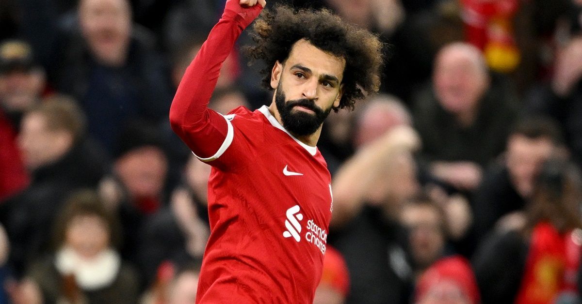 Mohamed Salah has scored 20 goals in 31 games across competitions for Liverpool this season.