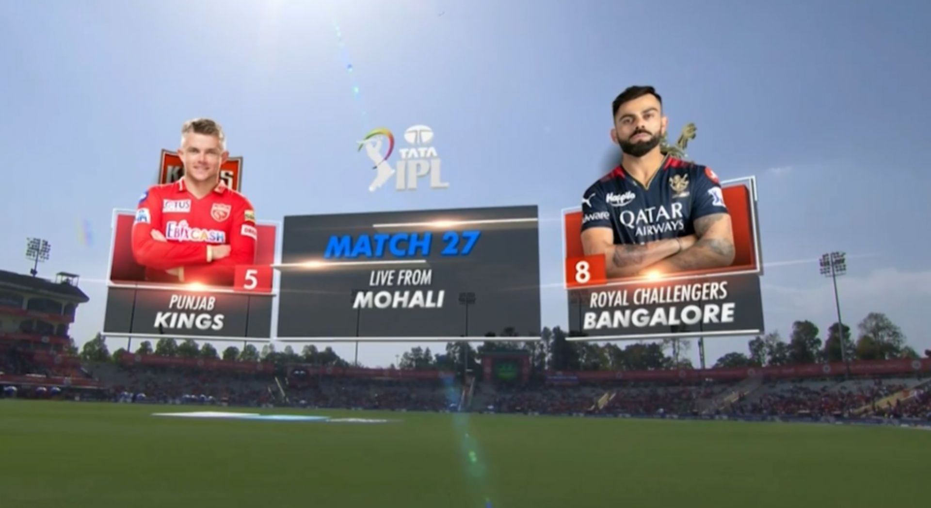 Royal Challengers Bengaluru vs Punjab Kings Scorecard, Highlights and