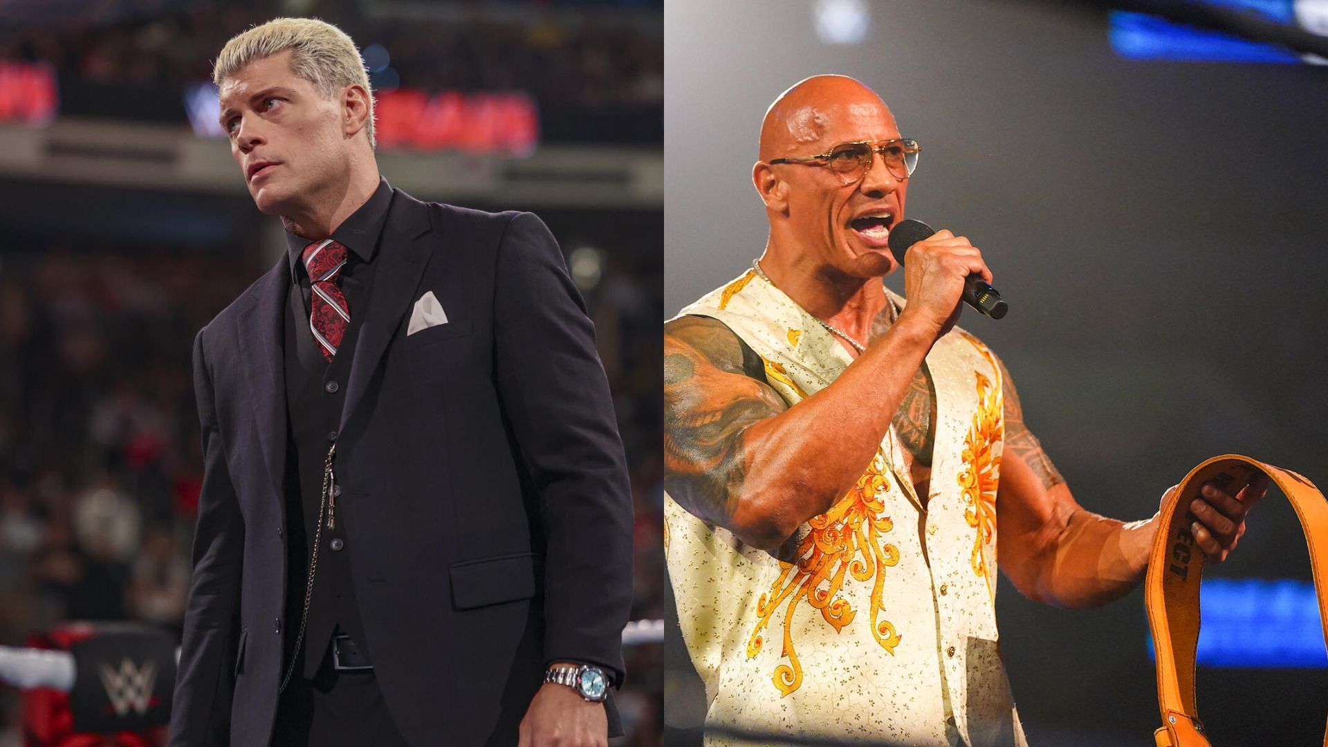 Cody Rhodes and The Rock are set to face each other at WrestleMania