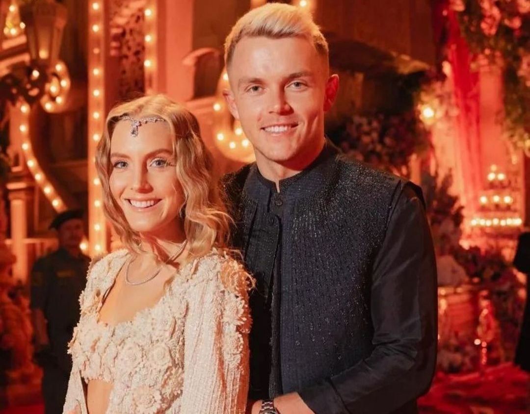 Sam Curran with girlfriend