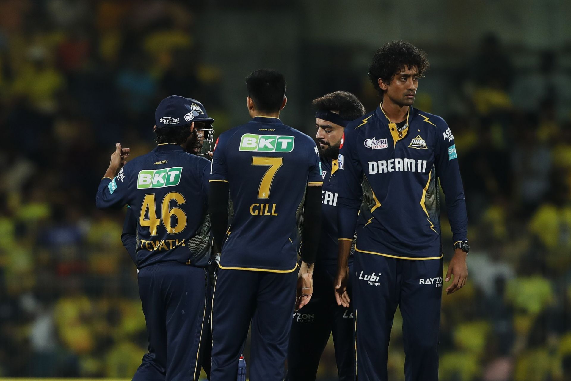 Ravisrinivasan Sai Kishore celebrating a wicket (Image Courtesy: X/IPL)