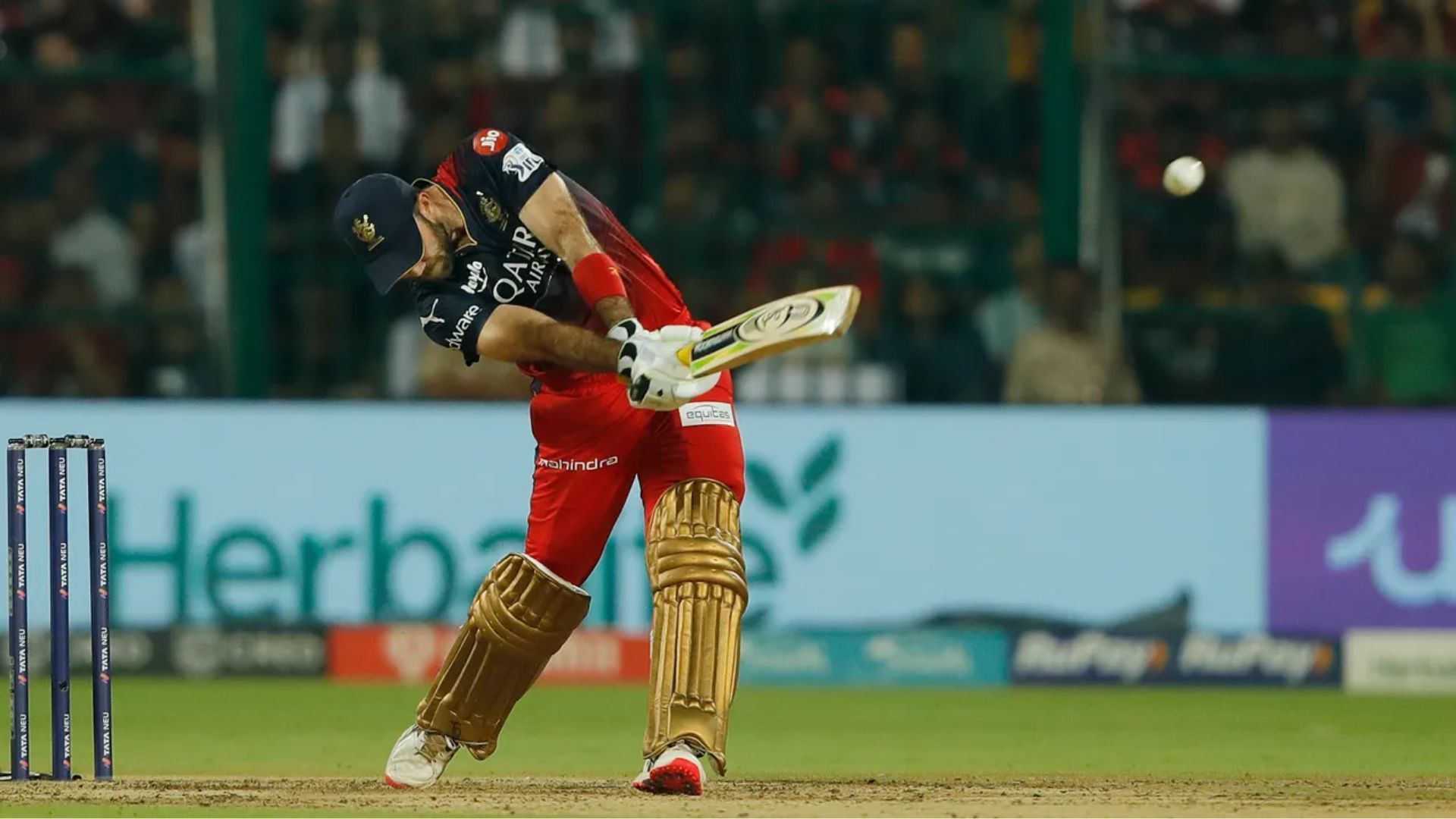 Glenn Maxwell in action for RCB in IPL 2023