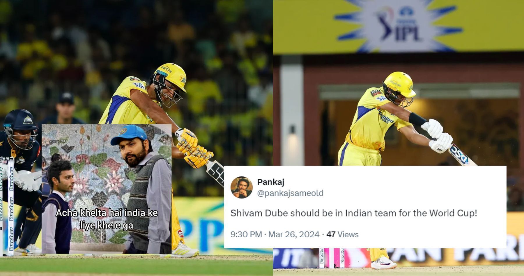 CSK ने गुजरात टाइटंस को जीत के लिए 207 रनों का टारगेट दिया है (Pc: IPL)