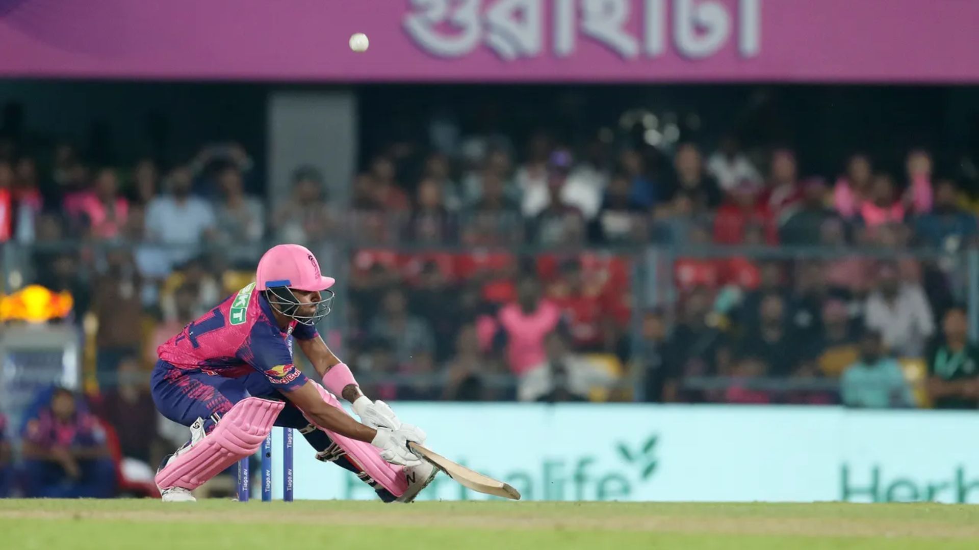 Dhruv Jurel in action for RR in IPL 2023