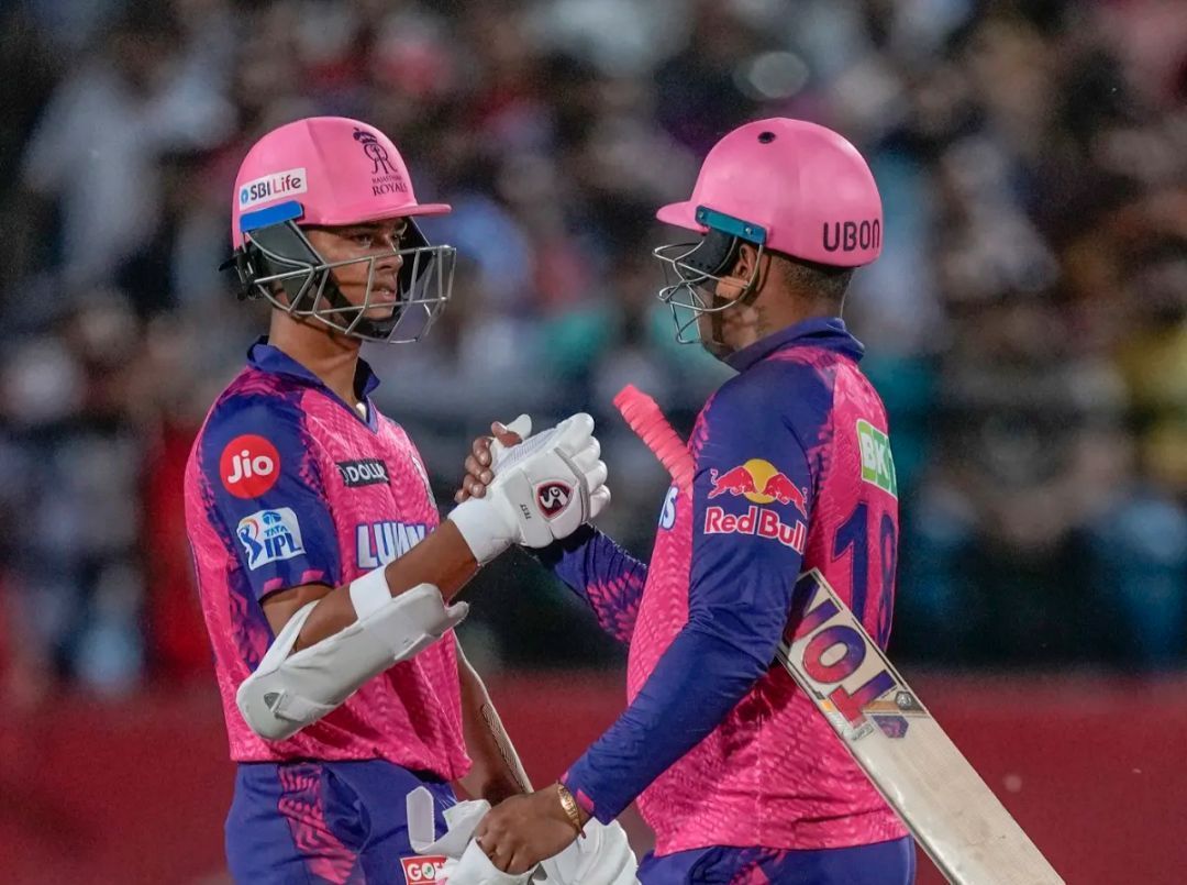 Yashasvi Jaiswal and Shimron Hetmyer for RR (Image Courtesy - iplt20.com)