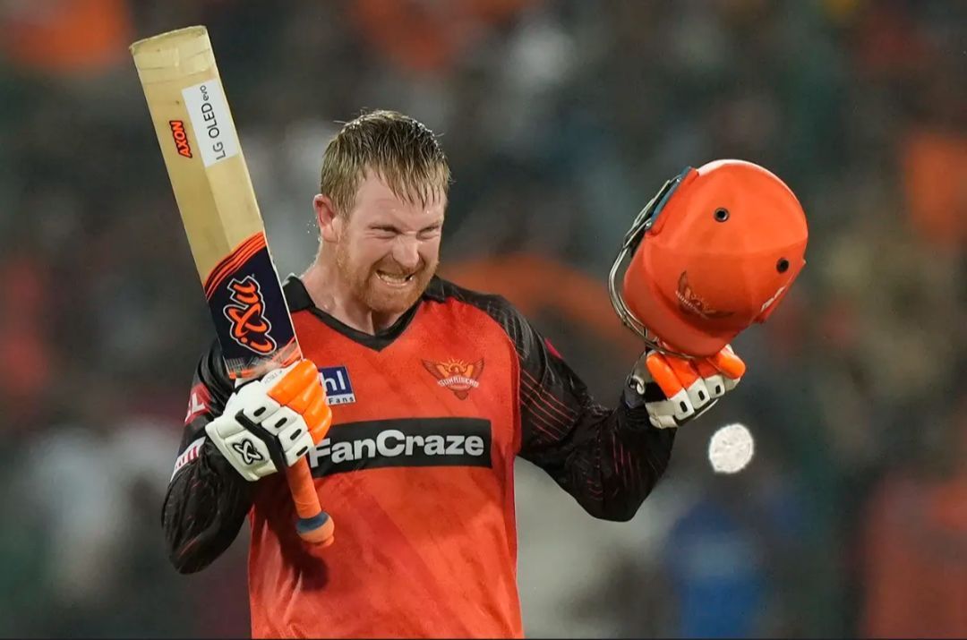 Heinrich Klaasen after his century for SRH