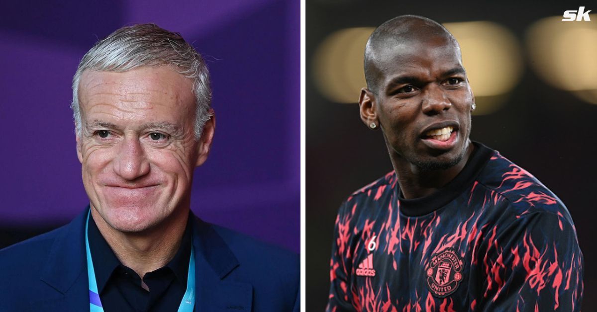 Didier Deschamps reacts to Paul Pogba