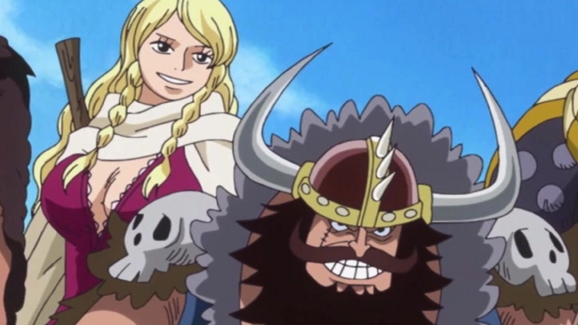 Gerd and Stansen as seen in the One Piece anime (Image via Toei Animation)
