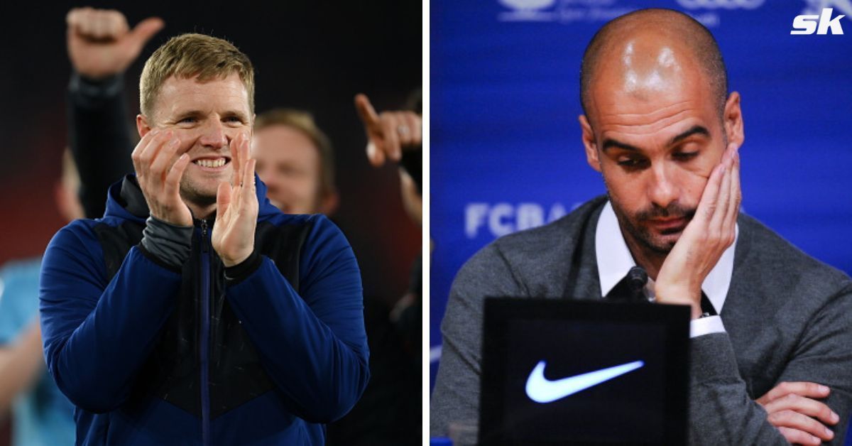 Eddie Howe is a big fan of Pep Guardiola