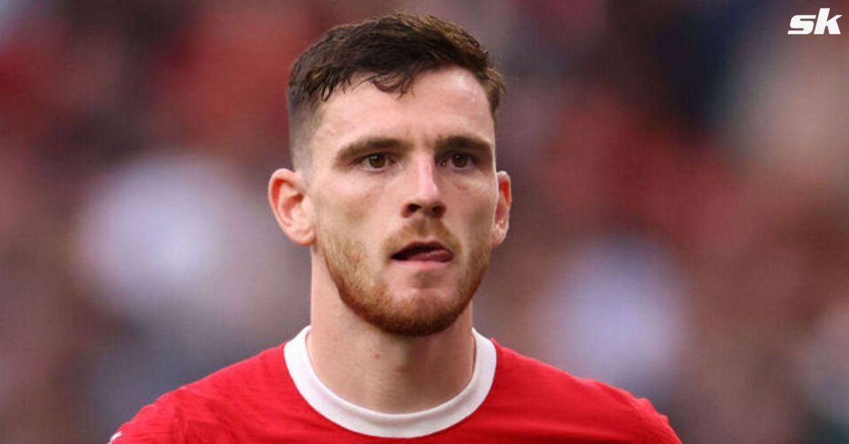 Liverpool left-back Andy Robertson 