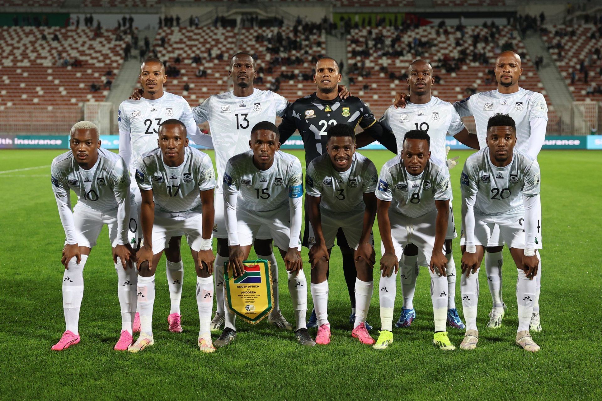 South Africa face Algeria on Tuesday 